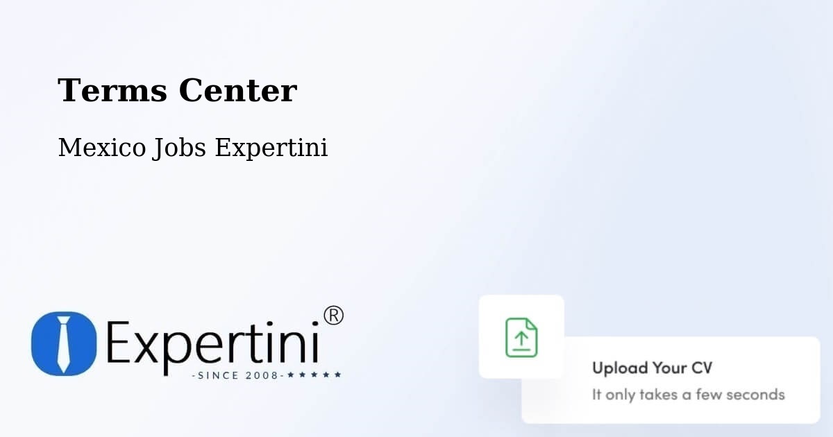 Terms of Service – El Plan - Mexico Jobs Expertini